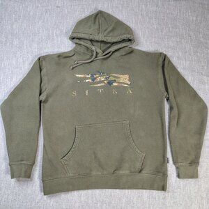 Sitka Gear Icon Hoodie Men's Size Medium Olive Camo Optifade Hunting 20229
